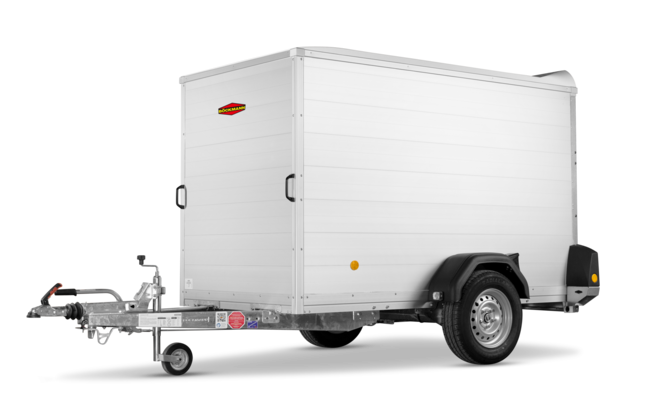 Böckmann Kofferanhänger Tieflader Einachser KT-AL 2513/135 F.