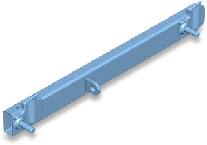 Corner stanchion sheet metal drop sides