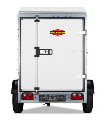 Böckmann Kofferanhänger Tieflader mit Plywood-Bordwänden in Einachser Ausführung.
Product,  Einachser,  Kofferanhänger,  Kofferanhänger Tieflader,  PKW-Anhänger,  Plywood,  Transportation,  Vehicle
Böckmann Kofferanhänger Tieflader mit Plywood-Bordwänden in Einachser Ausführung.
