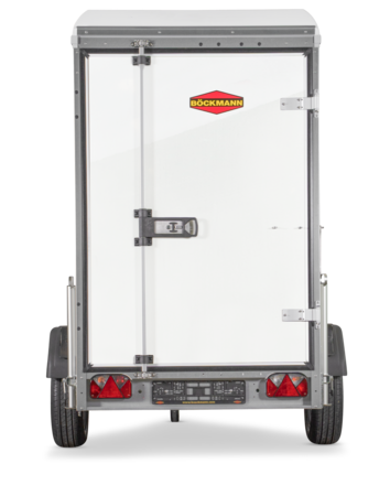 Böckmann Kofferanhänger Tieflader mit Sandwichbordwänden KT-SW 2513/135 M.