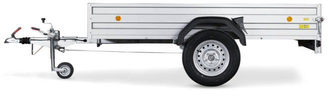 Der Böckmann Tieflader Einachser TL-AL 2513/135.