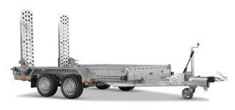 Der Böckmann Baumaschinentransporter BT-ST 3016/35.