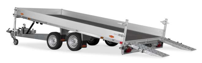 Böckmann MH-AL-Serie - die vielseitigen Maschinentransporter.
Der Maschinentransporter Hochlader von Boeckmann.
