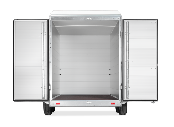 Böckmann Kofferanhänger Tieflader Einachser KT-AL 3015/20 M F.