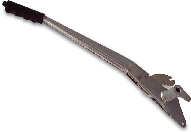 Handbremshebel für PEITZ Auflaufeinrichtung am Böckmann Anhänger – sorgt für sichere Bedienung und zuverlässige Bremswirkung.