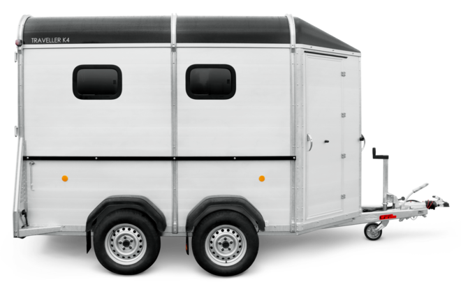 Der Pferdeanhänger Traveller K4 von Böckmann.