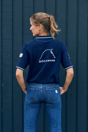 Böckmann Kollektionsartikel Poloshirt Damen in Blau.