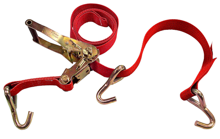 Böckmann Spanngurt 2800x50 mm mit Ratsche sichert Ladung auf Anhänger zuverlässig und verhindert Verrutschen beim Transport.