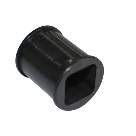 Das Kunststofflager sorgt für einfaches Verschließen des Vierkant-Drehstangenverschlusses für Böckmann Kofferanhänger.