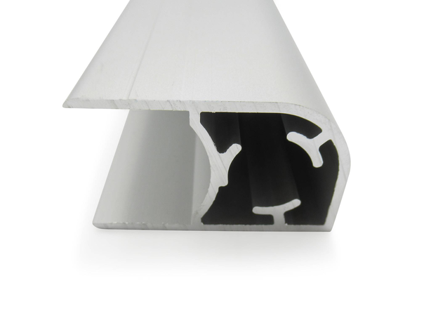 aus Aluminium, 600 mm lang. Abschlussprofil für hinteren Teil von Böckmann Alu-Kastenanhängern.