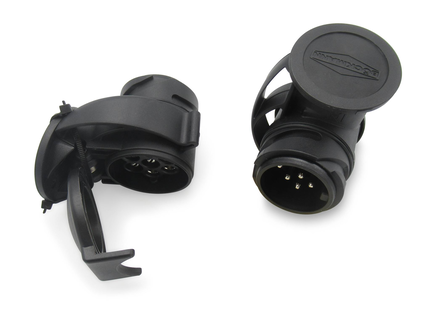 Böckmann Adapterstecker für 13-polige Dose (Zugfahrzeug) und 7-poligen Stecker (Anhänger)
