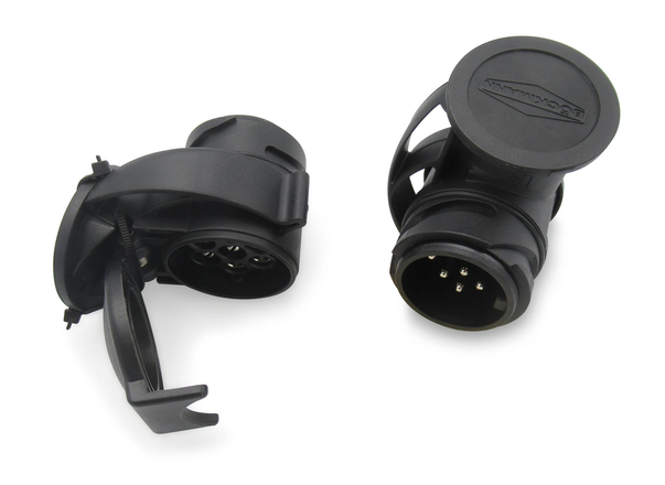 Adapterstecker von 13 - polig am Zugfahrezug auf 7 - polig am Anhnäger