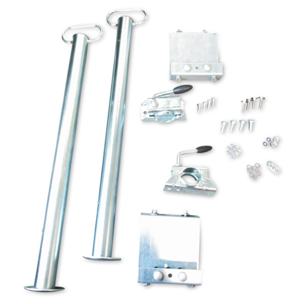 Anhängerstützen mit Halterung für TPV Anhäner EU 3.