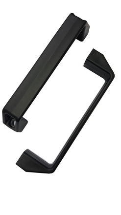 Kunststoffhandgriff für 200 mm Leichtmetalldeckel auf Bordwand für Böckmann Anhänger.