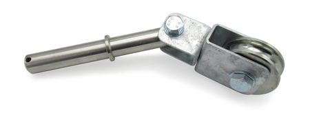 Böckmann Umlenkrolle für mechanische Seilwinden – verändert die Zugrichtung, verbessert den Zugwinkel und erhöht die Zugkraft.