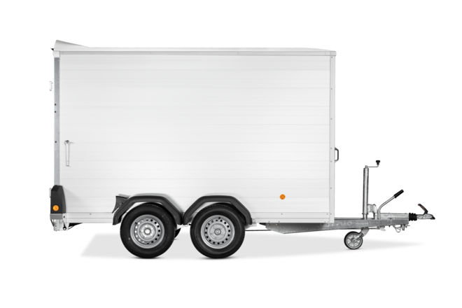 Böckmann Kofferanhänger Tieflader Einachser KT-AL 3015/20 M F.