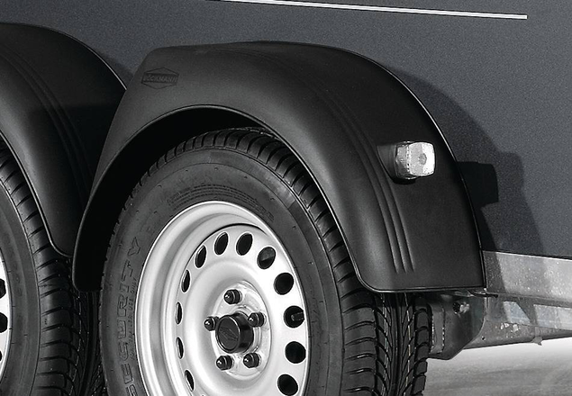 Kunststoff Kotflügel für die Böckmann Pferdeanhänger.