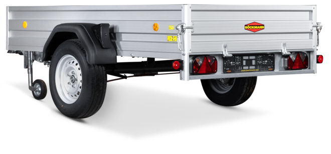 Der Böckmann Tieflader Einachser TL-AL 2513/135.