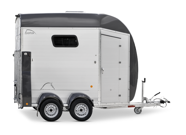 Die Portax Plus Option für die Portax Modelle E, SKA und K für den Transport von großen Pferden.
Zubehör Pferdeanhänger.