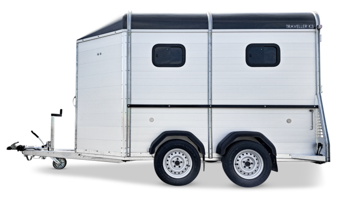 Böckmann Traveller K 3 Big SK Aluminium Deichsel links Seitlich