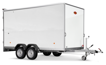 Böckmann Kofferanhänger Tieflader mit Sandwichbordwänden KT-SW 4018/27 H.