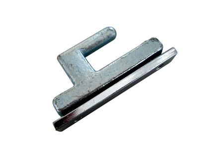 Scharnier-Oberteil mit Gewindeplatte für Bordwand am Böckmann Hochlader und Kipperanhänger.