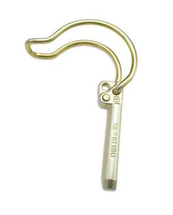 Rohrklappstecker zur Sicherung der Seitenteile am Laubgitteraufsatz – passend für Böckmann Anhänger.