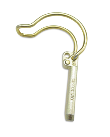 Rohrklappstecker zur Sicherung der Seitenteile am Laubgitteraufsatz – passend für Böckmann Anhänger.