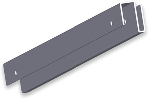 Haubenträger Profil 18x 661 mm