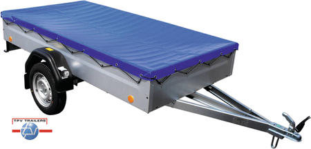 Wetterfeste Flachplane für TPV Anhänger – schützt die Ladung zuverlässig vor Regen, Schmutz und anderen Witterungseinflüssen