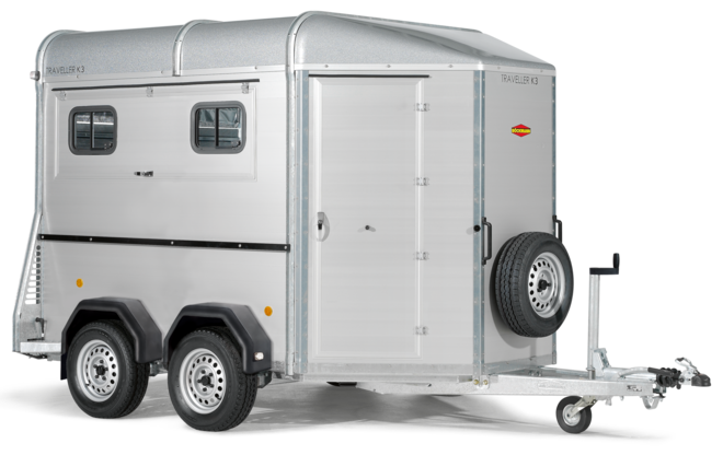 Der Pferdeanhänger Traveller K3 von Böckmann.