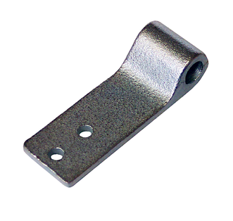 Scharnier-Unterteil im Leuchtenträger für Hinter- & Stirnwandklappe, verzinkt – passend für Böckmann Tiefladeranhänger.