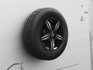 Reserverad 14" Aluminiumfelge für die Böckmann Pferdeanhänger.