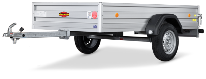 Der Böckmann Tieflader Einachser TL-AL 2513/75.