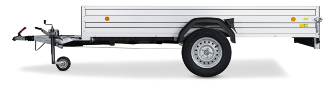 Der Böckmann Tieflader Einachser TL-AL 3015/135.