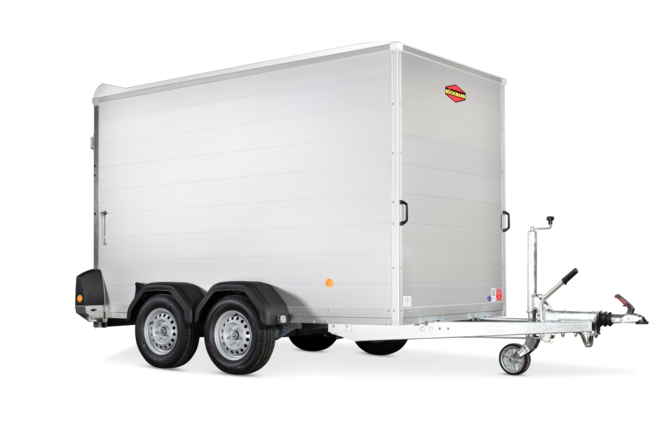 Böckmann Kofferanhänger Tieflader Einachser KT-AL 3015/20 M F.