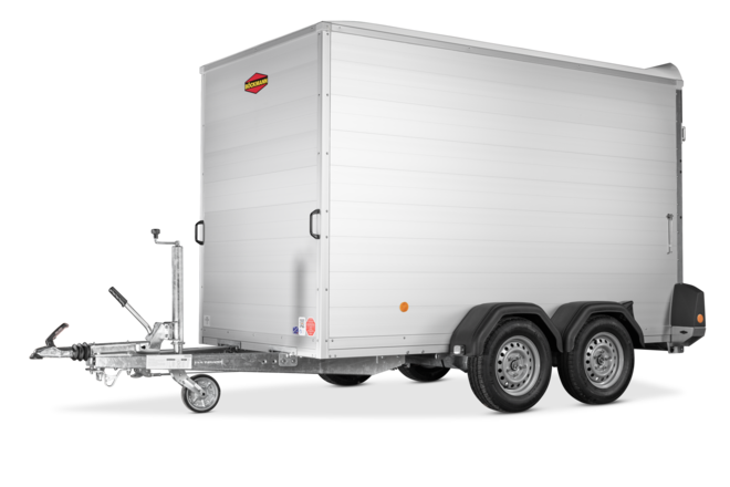 Böckmann Kofferanhänger Tieflader Einachser KT-AL 3015/20 M F.