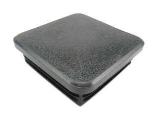 Vierkantstopfen in schwarz mit der Maße: 60 *60 *4 mm von Boeckmann