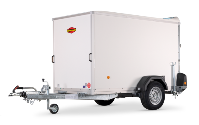 Böckmann Kofferanhänger Einachser, niedrige Verladehöhe KT 2513/135 F.