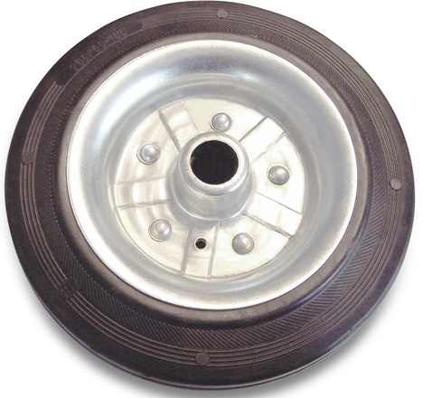 200 x 50 Stuetzrad  von Boeckmann    48 mm, Vollgummirad  auf Kunststofffelge, Stuetzlast 150 kg
200 x 50 Stützrad  von Böckmann .Ø 48 mm, Vollgummirad .auf Kunststofffelge, Stützlast 150 kg