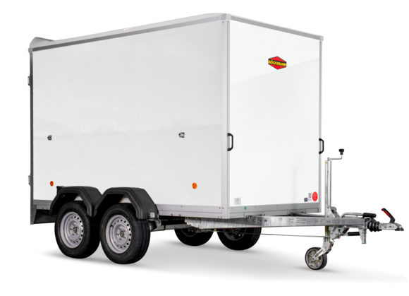 Böckmann Kofferanhänger Tieflader mit Sandwichbordwänden KT-SW 3015/27 M.