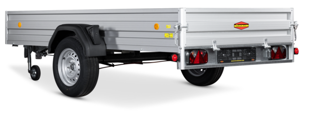 Der Böckmann Tieflader Einachser TL-AL 3015/135.