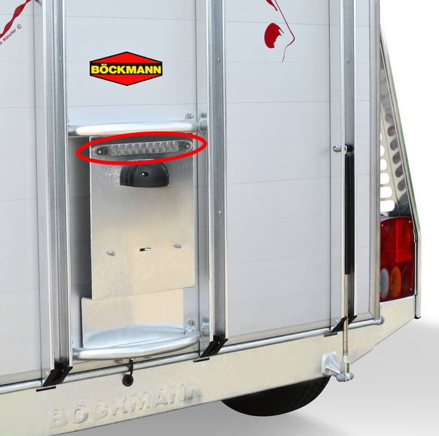 3. brake light on rear ramp