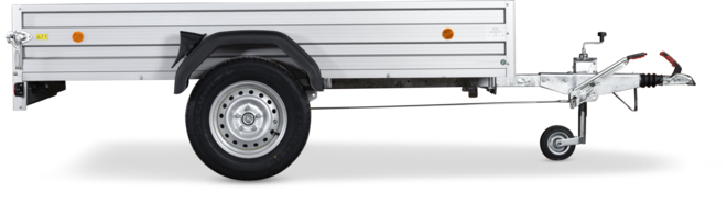 Der Böckmann Tieflader Einachser TL-AL 2513/135.