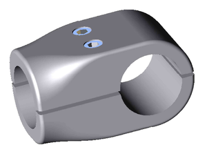 T-connector for saddle holder 35 mm tube