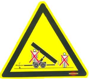 Sticker "Stay on loading area" 3M, IJ40