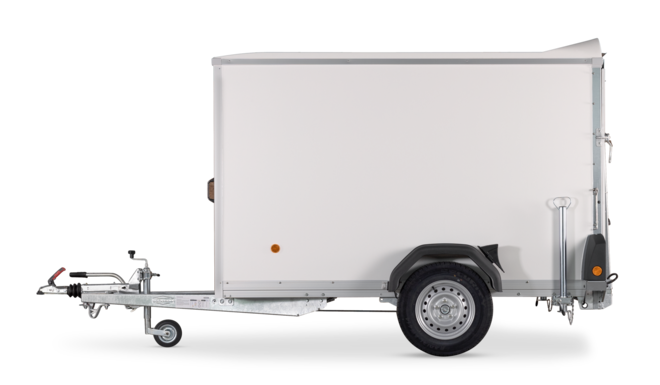 Böckmann Kofferanhänger Einachser, niedrige Verladehöhe KT 2513/135 F.