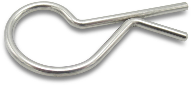 Federstecker für Pendelelement am Kastenaufsatz – sichert bewegliche Teile am Böckmann Anhänger zuverlässig beim Transport.