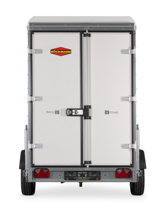 Böckmann Kofferanhänger Tieflader Einachser KT 3015/135 H.