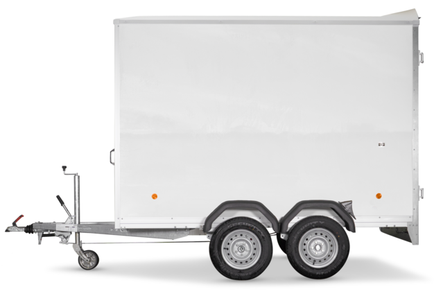 Böckmann Kofferanhänger Tieflader mit Sandwichbordwänden KT-SW 3015/27 H.